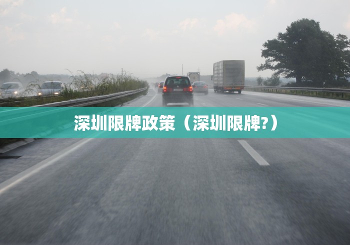 深圳限牌政策（深圳限牌?）